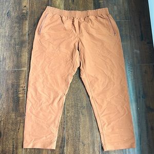 Outdoor Voices RecTrek Pants size XL Womens Clay Orange Burnt Orange Brown
